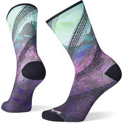 Smartwool Women's Cycle Zero Cushion Mountain Print Crew Socks