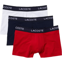 Lacoste Microfiber Trunk 3-pack - Navy Blue/White/Red