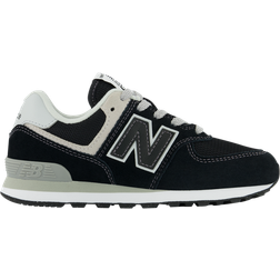 New Balance Big Kid's 574 Core - Black/White