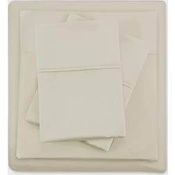 Madison Park 1500 Thread Count Bed Sheet White (259.08x228.6cm)