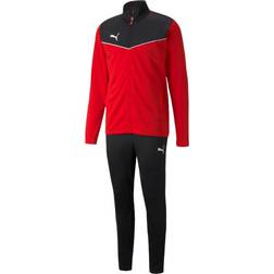 Puma Individualrise Men's Football Tracksuit, Red/Black