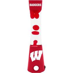 Strategic Printing Wisconsin Badgers Magma Lamp with Bluetooth Speaker