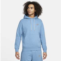 Nike Revival fleece hoodie in dutch MBLUE