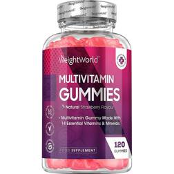 WeightWorld Multivitamin Gummies Natural Ingredients And Strawberry Flavor 120 Stk.