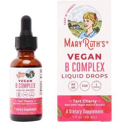 MaryRuth Organics Vitamin B-Complex Vegan Liquid Drops Tart Cherry 1 fl. oz