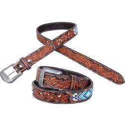 Circle Y Mens Diamond Inlay Belt