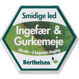 Berthelsen Ingefær & Gurkemeje 60 st