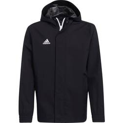 Adidas Kid's Entrada 22 All Weather Jacket - Black (H57510)