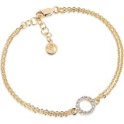 Sif Jakobs Biella Piccolo Bracelet - Gold/Transparent