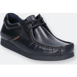 Base London Mens Leather Event Waxy Lace Up Shoe