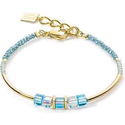 Coeur de Lion Bracelet - Gold/Blue/Turquoise