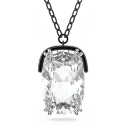 Swarovski Harmonia pendant, Oversized crystal, White, Mixed metal finish