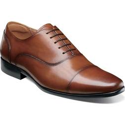 Florsheim Postino Cap Toe Balmoral Oxford Shoes Cognac 15175-221