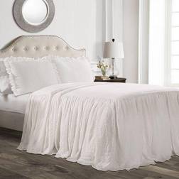 Lush Decor Ruffle Bedspread White (190.5x137.16)