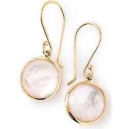 Ippolita Small Single Drop Earrings - Gold/Transparent