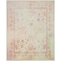 Safavieh Medallion Pink, Beige 96x120"