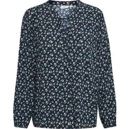 Saint Tropez Edasz Shirt - Night Sky Flora Print