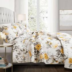 Lush Decor Penrose Quilts Gray, Yellow (233.68x223.52)