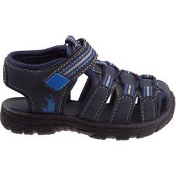 Rugged Bear Boy Closed-Toe Sport Sandals -Blue