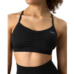 ICANIWILL Scrunch Seamless Sports Bra - Black