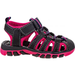 Rugged Bear Boy Closed-Toe Sport Sandals - Fuchsia