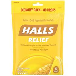 Halls Relief Honey Lemon 80 Oral Drops