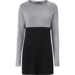 Only Womens Lillo Colourblock Jumper Dress