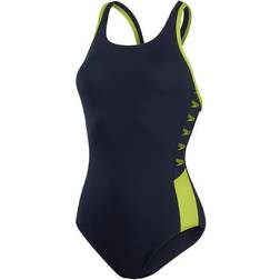 Speedo Bm Logo Muscle back Swimsuit Ladies