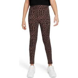 Nike Big Kid's Sportswear Favorites Printed Leggings - Black (DQ3623-010)