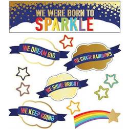 Sparkle Shine We Were Born to Sparkle Mini Bulletin Board Set