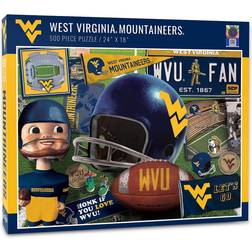 YouTheFan West Virginia University Retro Series 500 Pieces