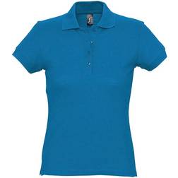 Sol's Women's Passion Pique Polo Shirt - Aqua