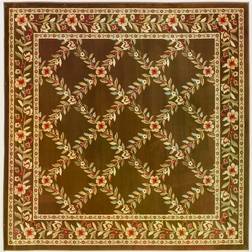 Safavieh Lyndhurst Collection Beige, Brown 79x79"