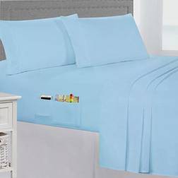 Swift Home Smart Bed Sheet Blue (243.84x167.64)