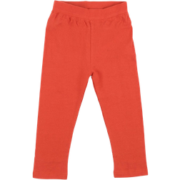 Leveret Girl's Cotton Solid Classic Color Spandex Leggings - Orange (28994732949578)