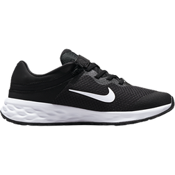 Nike Revolution 6 FlyEase GS - Black/Dark Smoke Grey/White