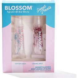 Blossom Beauty Sweet Treats Moisturizing Lip Gloss Set Cotton Candy & Caramel Apple