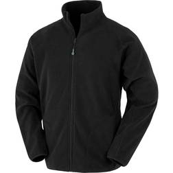 Result Genuine Recycled Mens Microfleece Jacket (Black)