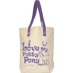 Moorland Rider Horsey Girl Shopper Bag (38cm x 40cm x 10cm) (Violet)
