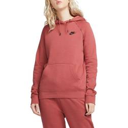 Nike Sportswear Essential Fleece Pullover Hoodie Women's - Wine