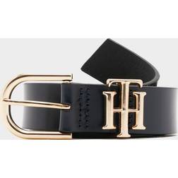 Tommy Hilfiger Luxe Organic Leather Belt ECRU EU80cm