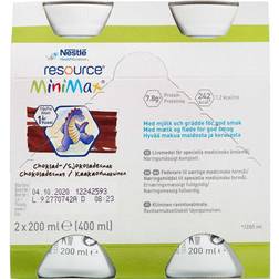 Resource MiniMax Chocolate 200ml 2 st