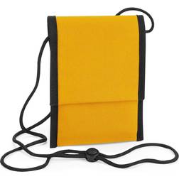 BagBase Recycled Crossbody Bag - Mustard Yellow