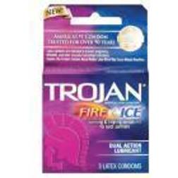 Trojan Fire & Ice Condoms 3-pack