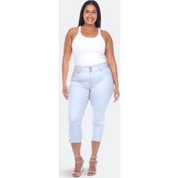 White Mark Plus Capri Jeans