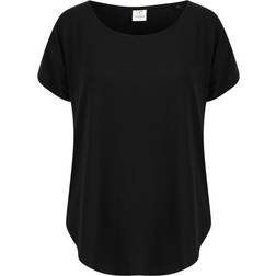 Tombo Womens/Ladies Scoop Neck T-Shirt (Black)