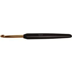 Knitpro 10 mm Aluminium Crochet Hook, Gold