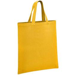 Brand Lab Organic Cotton Short Handle Shopper Bag (One Size) (Mustard Yellow)