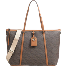 Michael Kors Heritage Large Travel Tote - Brown/Acorn