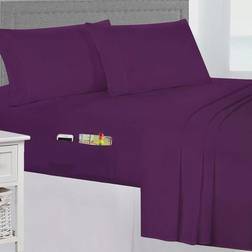 Swift Home Smart Bed Sheet Purple (243.84x205.74)